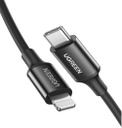 UGREEN USB-C TO LIGHTNING CABLE M/M NICKEL PLATING ABS SHELL 1M (BLACK)