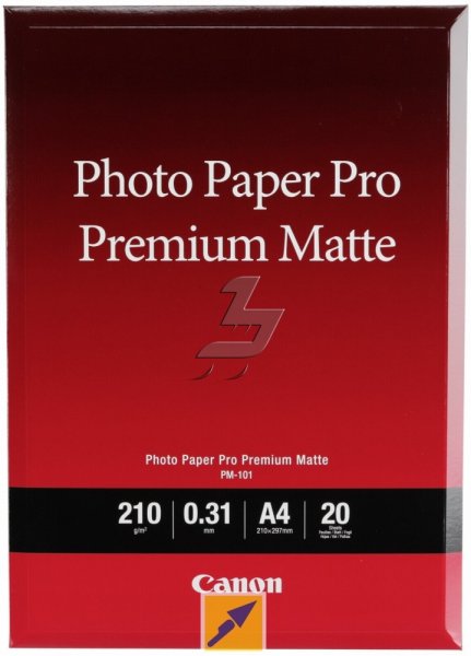 CANON Photo Paper Premium Matte A4 20 sheets | PM-101 A4 20SH