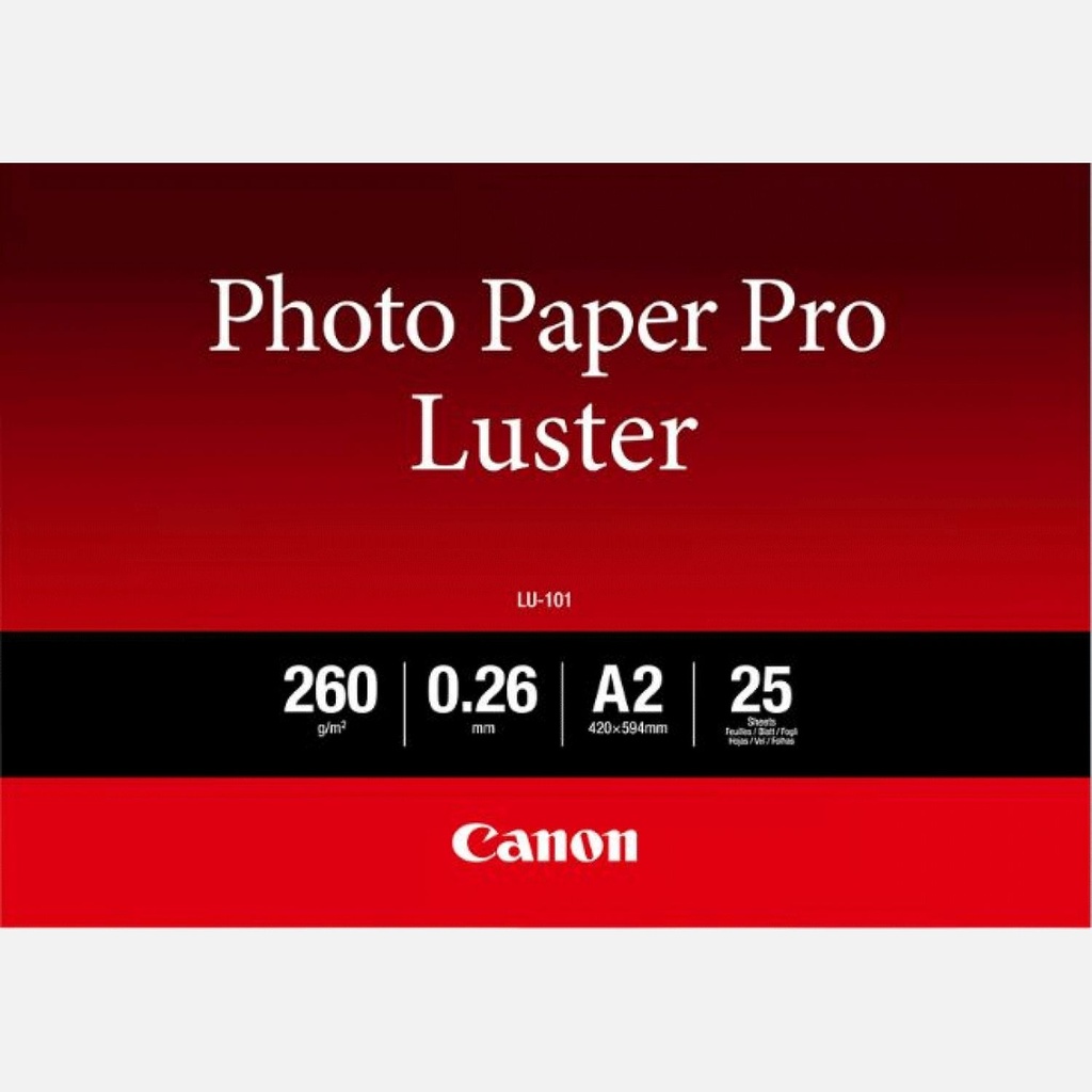 CANON Luster Paper A2 25 sheets | LU-101 A2 25