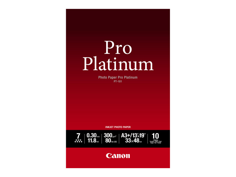 CANON Pro Platinum Photo Paper (10 Sheets) | PT-101 A3+ 10SH