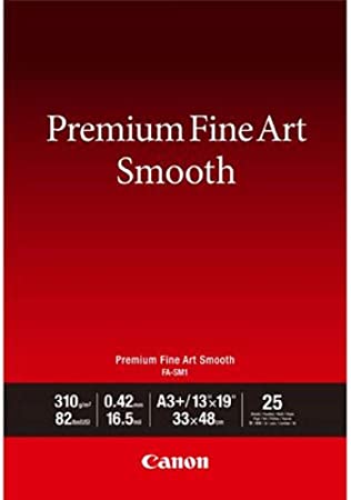 CANON FINE ART PAPER Smooth A3+ 25 Sheets | FineArt Pap.FA-Smooth A3+ 25SH
