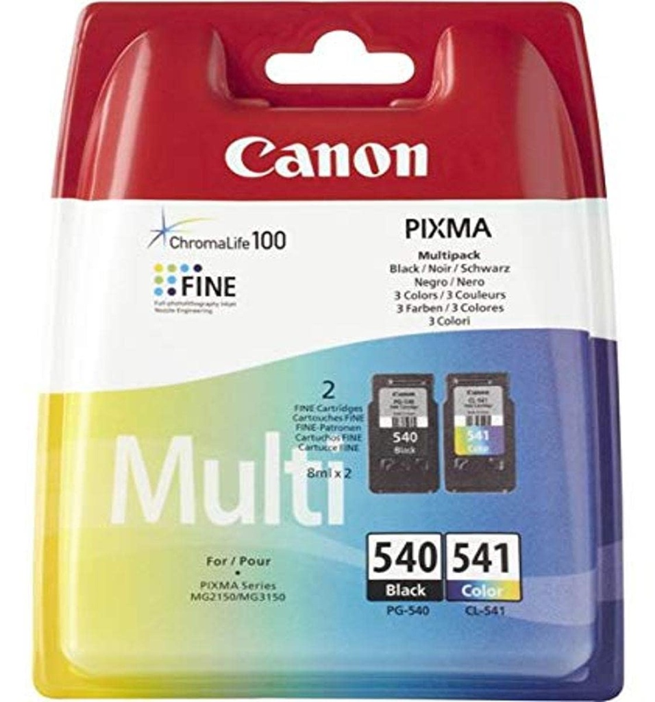 CANON Ink Value Pack (Black &amp; Colour Cartridges) | PG-540 / CL-541 Multi pack