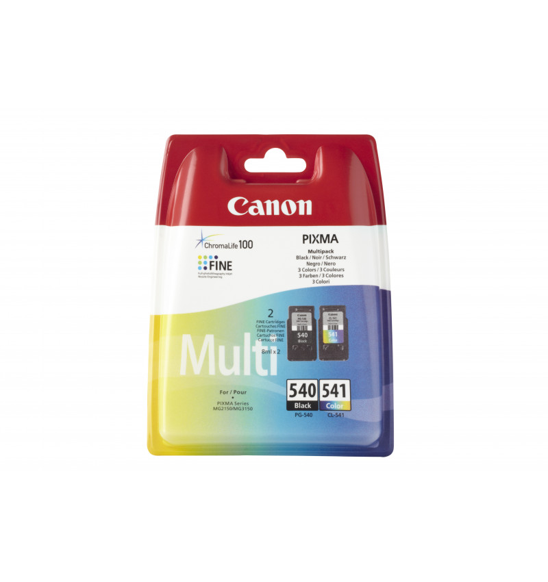 CANON 4x6 Photo Paper (GP-501 50 sheets) + XL Black &amp; XL Colour Cartridges | PG-540XL/CL-541XL