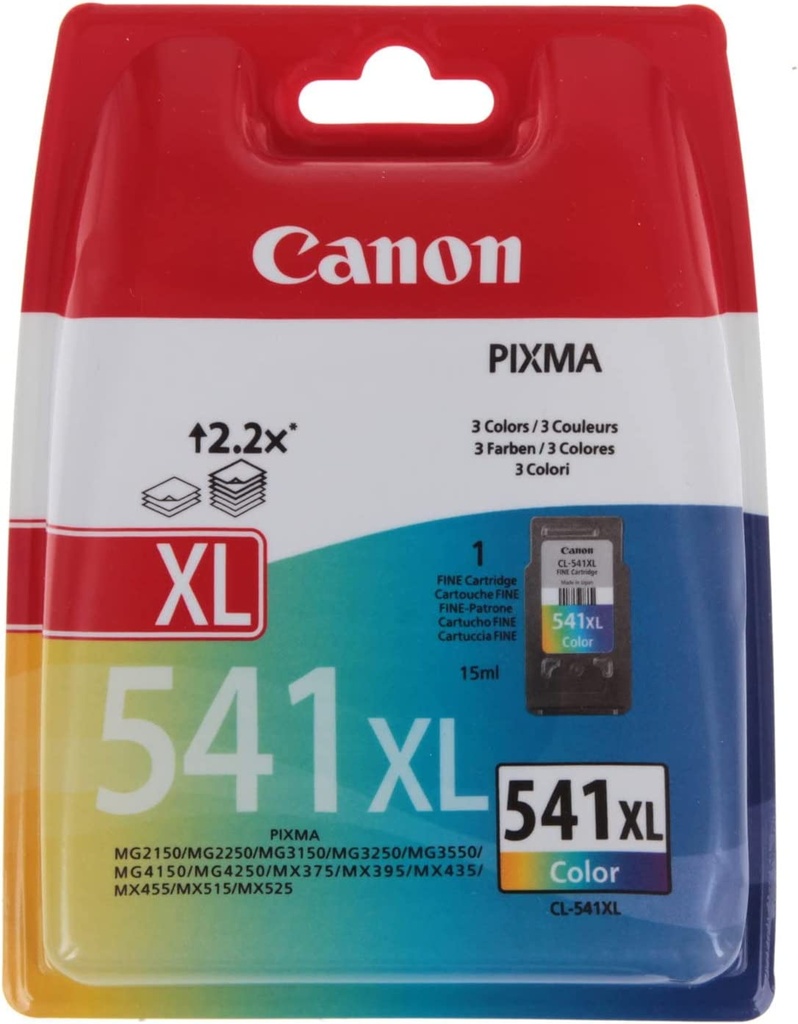 CANON Color XL Ink Cartridge | CL-541XL BL EUR w/o SEC