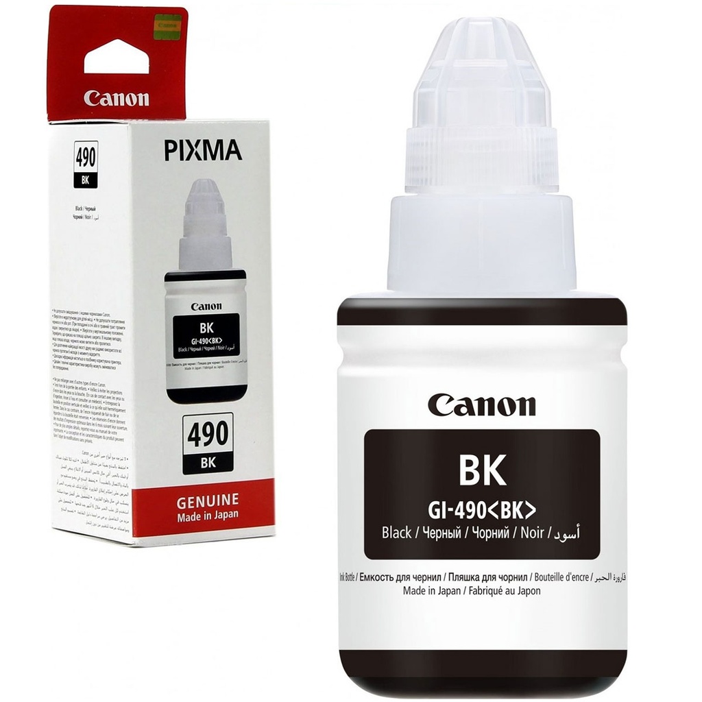 CANON Black Ink Bottle | INK GI-490 BK