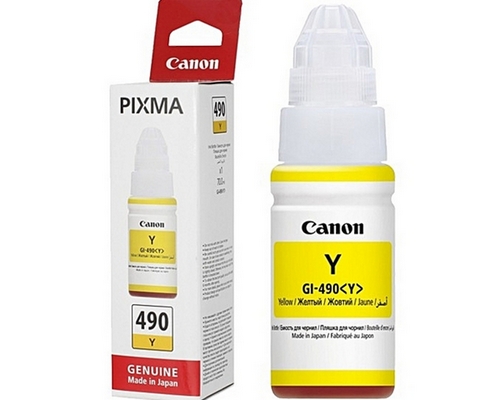 CANON Yellow Ink Bottle | INK GI-490 Y